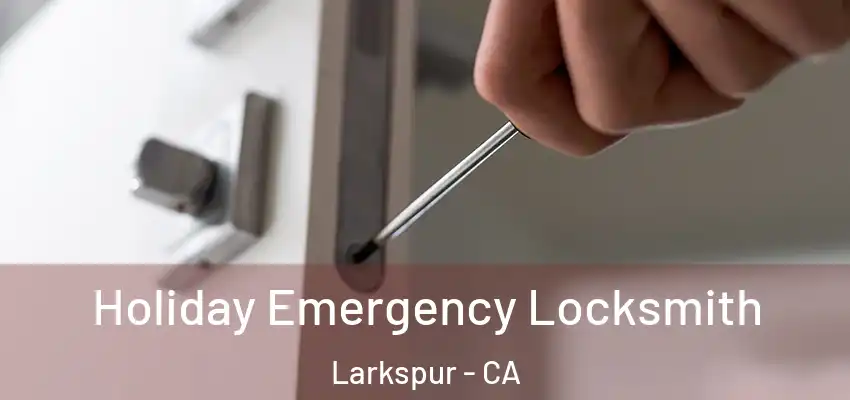Holiday Emergency Locksmith Larkspur - CA