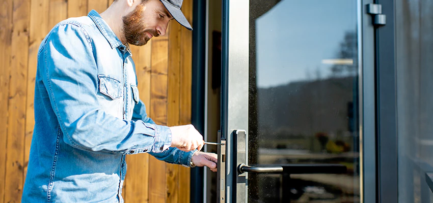 Frameless Glass Storefront Door Locks Replacement in Larkspur, CA